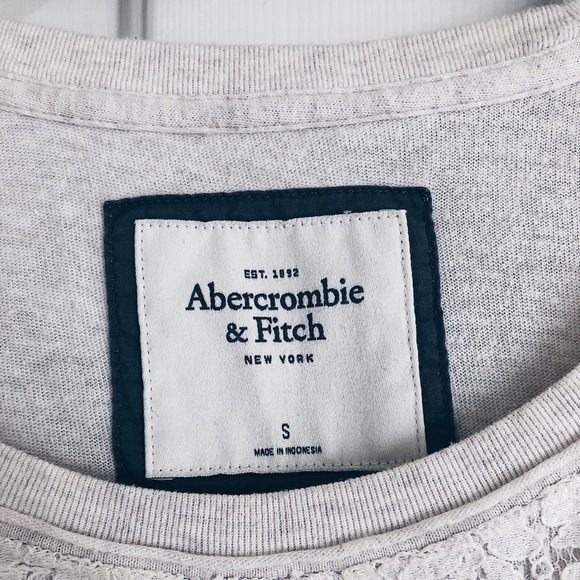 abercrombie long sleeve shirt with lace detail - Picture 3 of 3